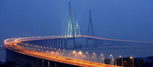 Sutong Bridge over the Chang Jiang (Yangtze River) — between Suzhou and Nantong, Jiangsu province — southern China (File) - Sputnik International