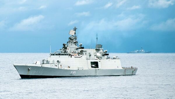 Indian Navy Shivalik-class stealth multi-role frigate INS Sahyadri (F49) (File) - Sputnik International