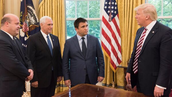Klimkin's visit to Washington to meet Trump & Pence - Sputnik International