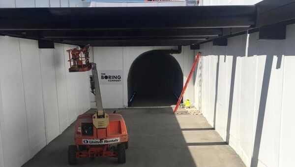 Musk teases first look at Boring Company tunnel - Sputnik International