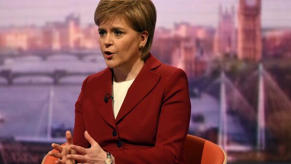 Scotland's First Minister Nicola Sturgeon speaks on the BBC's Andrew Marr Show in London, May 14, 2017. - Sputnik International