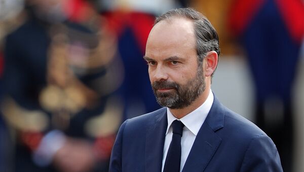 Newly-appointed French Prime Minister Edouard Philippe attends a handover ceremony at the Hotel Matignon, in Paris, France, May 15, 2017 - Sputnik International