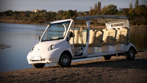 Electric bus produced by ELGO company - Sputnik International