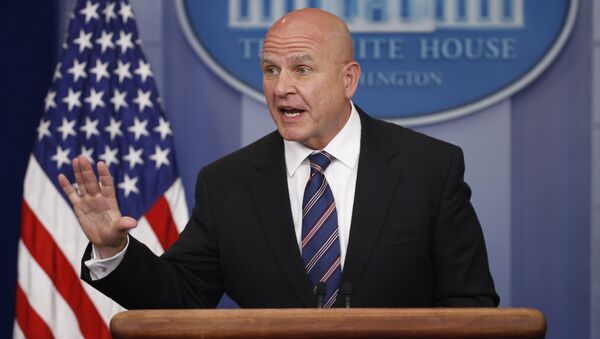 White House national security advisor H.R. McMaster speaks in the White House briefing room in Washington, U.S., file photo. - Sputnik International