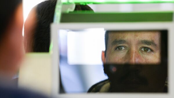File Photo of Biometric Face-Scanning - Sputnik International