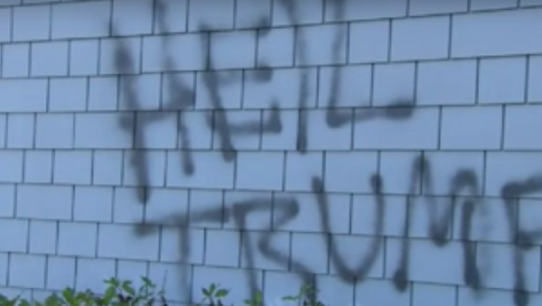 ‘Heil Trump’ Graffiti on Indy Church Last November Was a False Flag - Sputnik International