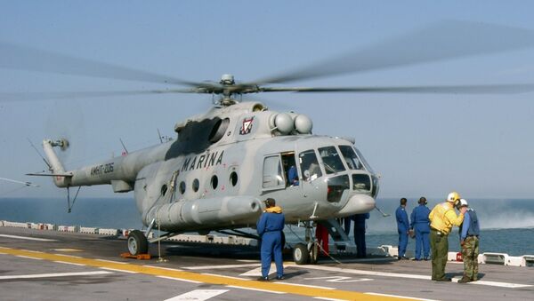 Mexican Navy Mi-8 helicopter - Sputnik International