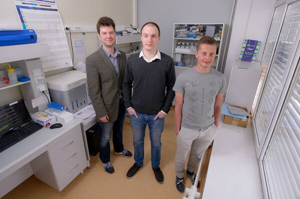 Valentin Borshchevskiy, Ivan Gushchin and Pavel Buslaev - research team members from the Moscow Institute of Physics and Technology Valentin Borshchevskiy, Ivan Gushchin and Pavel Buslaev - research team members from the Moscow Institute of Physics and Technology - Sputnik International