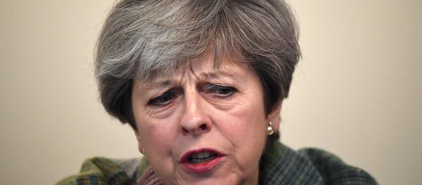 Britain's Prime Minister Theresa May speaks at a campaign event at Tech Pixies, a digital marketing company in Oxford, May 15, 2017. - Sputnik International