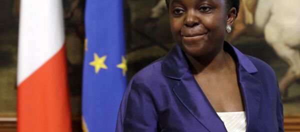 In this Sunday, April 28, 2013 file photo, Italian Integration Minister Cecile Kyenge arrives at the Premier's office in Rome's Chigi palace. - Sputnik International