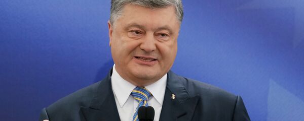 Ukrainian President Petro Poroshenko speaks during a news conference in Kiev, Ukraine May 14, 2017 Ukrainian President Petro Poroshenko speaks during a news conference in Kiev, Ukraine May 14, 2017 - Sputnik International