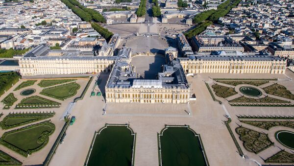 Aerial view of the Palace of Versailles, France - Sputnik International