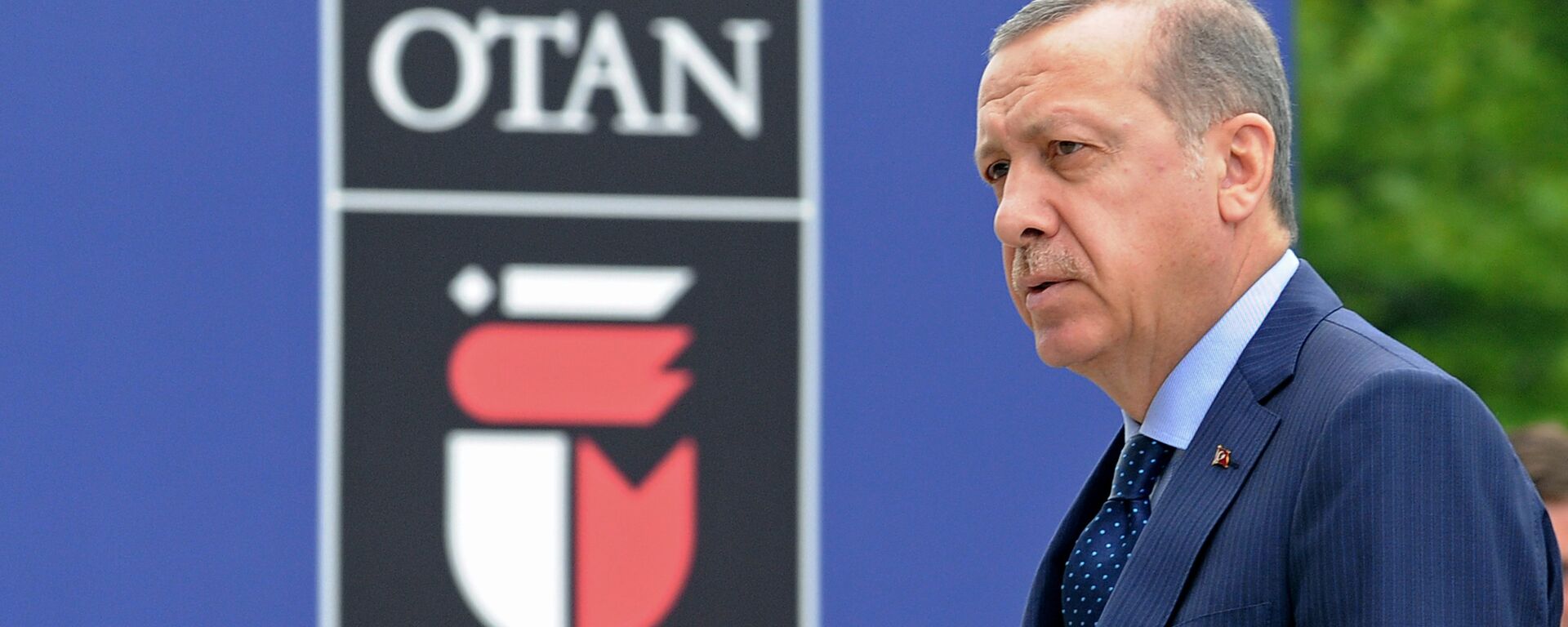 Turkey's President Recep Tayyip Erdogan arrives for sessions on the second day of the NATO Summit in Warsaw, Poland. (File) - Sputnik International, 1920, 07.07.2022