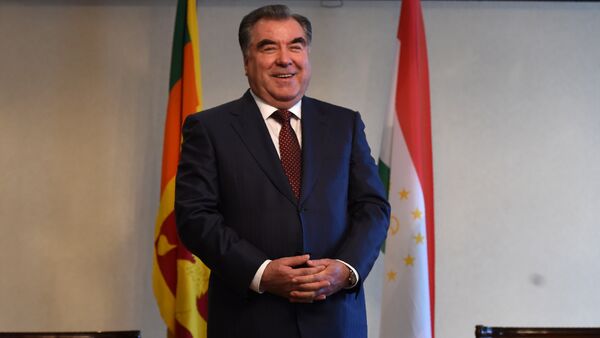 President of Tajikistan Emomali Rahmon. (File) - Sputnik International