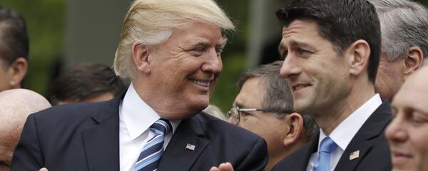 Donald Trump Paul Ryan Healthcare Donald Trump Paul Ryan Healthcare - Sputnik International