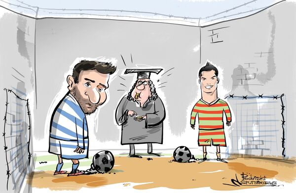 Messi and Ronaldo  - Sputnik International