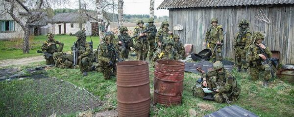Estonian army during the Spring Storm dril Estonian army during the Spring Storm dril - Sputnik International