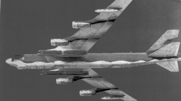 An Air Force B-52 bomber is shown in a November 1982 file photo. - Sputnik International