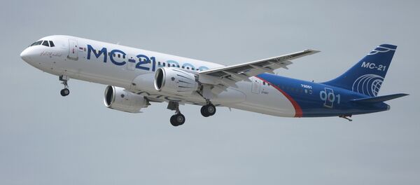 Photo of the MC-21's first flight Photo of the MC-21's first flight - Sputnik International