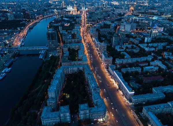 A View From Above: Bird's Eye Panorama of Moscow - Sputnik International