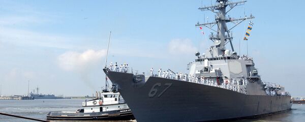 US Navy guided missile destroyer USS Cole (DDG 67) US Navy guided missile destroyer USS Cole (DDG 67) - Sputnik International