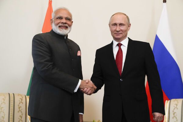 Russia, India Pledge to Continue Trade, Economic Cooperation With Iran Russia, India Pledge to Continue Trade, Economic Cooperation With Iran - Sputnik International