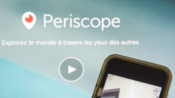 Online app Periscope - Sputnik International