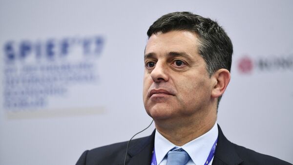 Minister of Economy of the Portuguese Republic Manuel Caldeira Cabral at the panel session, Creative industries driving exports and enhancing a country’s image abroad, during the St. Petersburg International Economic Forum 2017 - Sputnik International
