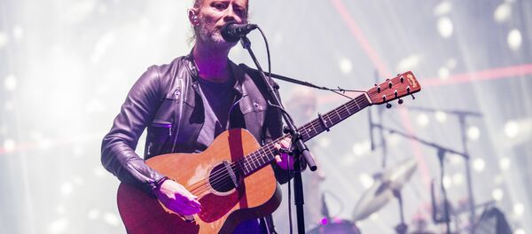 Thom Yorke of Radiohead performs at Coachella Music & Arts Festival at the Empire Polo Club on Friday, April 14, 2017, in Indio, California. Thom Yorke of Radiohead performs at Coachella Music & Arts Festival at the Empire Polo Club on Friday, April 14, 2017, in Indio, California. - Sputnik International