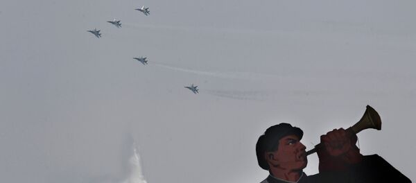 North Korean military jets take part in a mass military parade in Pyongyang's Kim Il Sung Square (File) North Korean military jets take part in a mass military parade in Pyongyang's Kim Il Sung Square (File) - Sputnik International