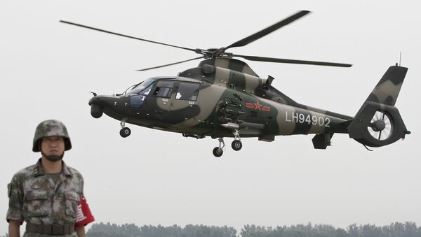 Chinese Army Z-9WZ attack helicopter (File) - Sputnik International