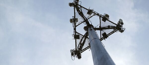 A cellular phone tower is shown on Monday, May 22, 2017 - Sputnik International