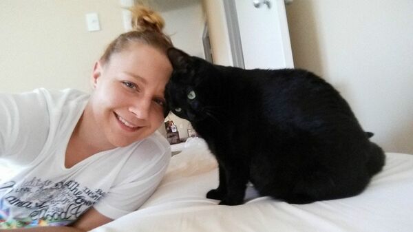 Reality Leigh Winner with her cat Reality Leigh Winner with her cat - Sputnik International