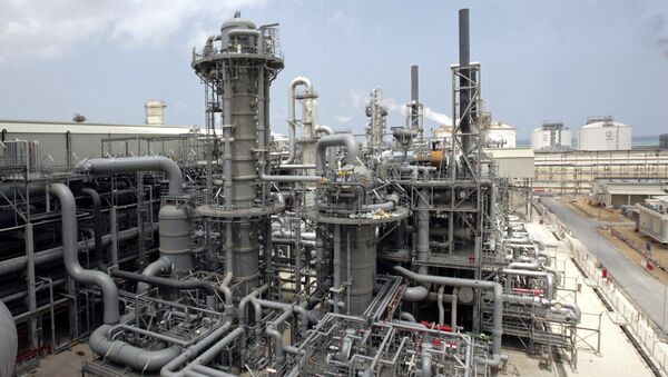 Gas production facility is seen at Ras Laffan, Qatar (File) - Sputnik International