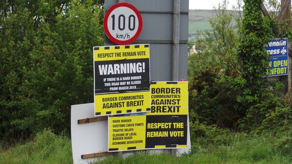 Border road posters and signs Border road posters and signs - Sputnik International