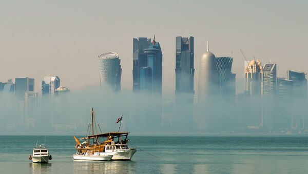 Mist burning off Doha Bay - Sputnik International