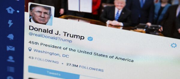 President Donald Trump's tweeter feed on a computer screen in Washington (File) President Donald Trump's tweeter feed on a computer screen in Washington (File) - Sputnik International