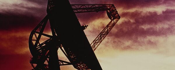 Radio telescope located at the Goldstone Tracking Station in the Mojave Desert, California Radio telescope located at the Goldstone Tracking Station in the Mojave Desert, California - Sputnik International