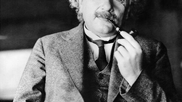 This undated file photo shows legendary physicist Dr. Albert Einstein, author of the theory of Relativity - Sputnik International