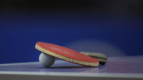 The paddle of world champion Ding Ning of China remains on the table - Sputnik International