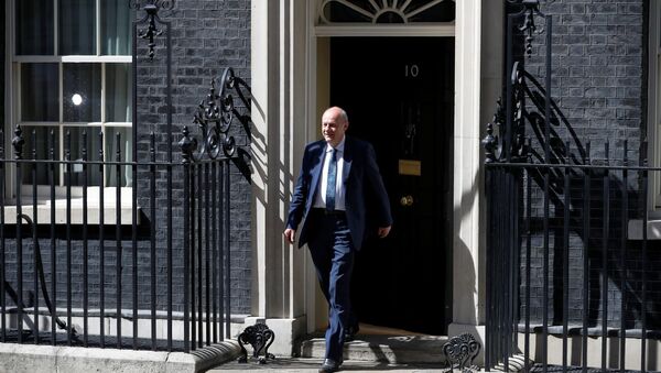 Damian Green who has been appointed First Secretary of State and Minister for the Cabinet Office leaves Downing Street in London, Britain - Sputnik International