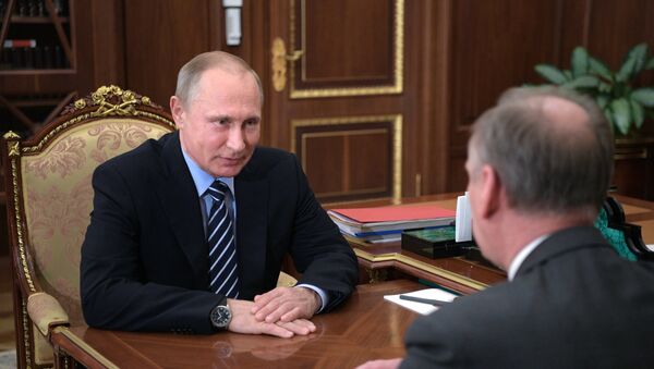 President Putin meets with Russia's Security Council Secretary Patrushev - Sputnik International