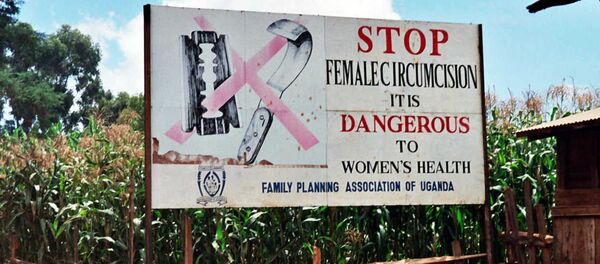 A campaign against female genital mutilation - Sputnik International