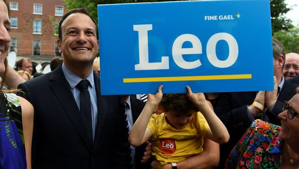 Leo Varadkar arrives at the count centre as it is announced that he won the Fine Gael parliamentary elections to replace Prime Minister of Ireland (Taoiseach) Enda Kenny as leader of the party in Dublin, Ireland June 2, 2017.  - Sputnik International