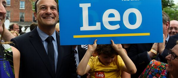 Leo Varadkar arrives at the count centre as it is announced that he won the Fine Gael parliamentary elections to replace Prime Minister of Ireland (Taoiseach) Enda Kenny as leader of the party in Dublin, Ireland June 2, 2017. - Sputnik International