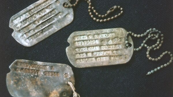 Dog Tags of US Lost Bomber from World War II - Sputnik International