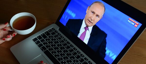 Broadcast of Direct Line with Vladimir Putin - Sputnik International