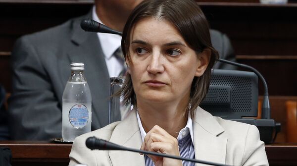  Ana Brnabic attends a parliament session in Belgrade, Serbia (File) - Sputnik International
