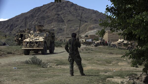 U.S. forces and Afghan commando are seen in the Achin district, Afghanistan. (File) - Sputnik International