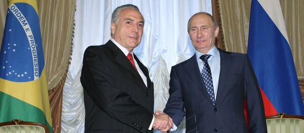 Vladimir Putin meets Michel Temer (File) - Sputnik International